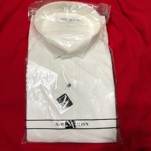 Neil Allyn Tuxedo Shirt Size L 30/31